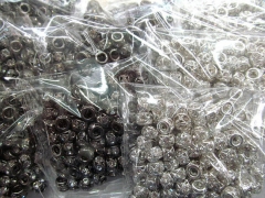 TOP quality rondelle spacer tone blackmixed CZ crystal rhinestone assortment jewelry spacer beads 8x