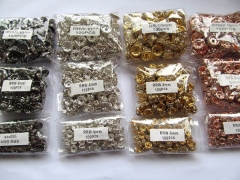 bulk 200pcs 6mm high quality metal spacer clear crystal silver gold black and rose gold mixed