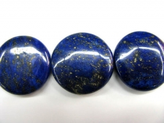 8-30mm full strand lapis lazuli charm beads coin roundel disc blue gold jewelry bead