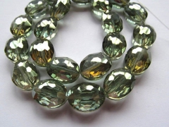 wholesale 12x16mm full strand crystal like craft bead oval egg faceted AB multicolor assortment jewe