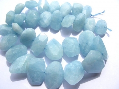 Genuine Aquamarine Beryl gemstone Aquamarine high quality oval freeform slab nggets marquise faceted