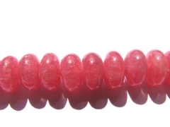 high quality pink Argentine genuine rhodochrosite beads rondelle abcus 4x6mm full strand 16inch