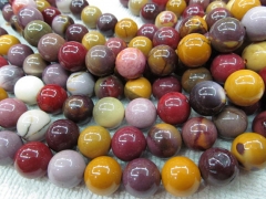 lot genuine mookaite gemstone 8mm --5strands16inch strand ,high quality round ball rainbow jewelry b