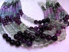 new color batch high quality genuine rainbow flourite round ball jewelry beads10mm--5strands 16"/per