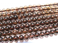 Wholesale 5srands 3-12mm smoky quartz bead round ball brown gemstone loose beads