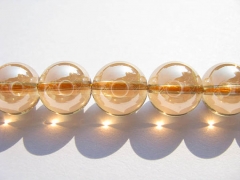 high quality champagne quartz beads, 6-8mm 5strands 16inch strand,round ball crystal gergous jewelry