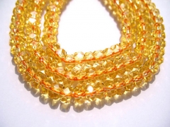 high quality crystal citrine quartz beads, 3x5mm 2strands 16inch strand,rondelle abacus faceted jewe