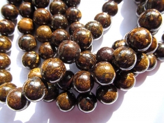 bulk natural bronzite gergous 10mm 5strands 16inch strand,round ball golden jewelry beads