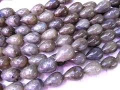 genuine Gray Blue Sheen labradorite beads drop onion pear smooth faceted beads wholesale 10-20mm full strand