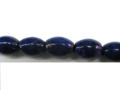 gergous lapis lazuli charm beads rice barrel blue gold jewelry bead 13x18mm full strand 16"/per