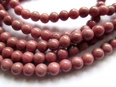 5strands 4-12mm Natural Pink rhodonite for making jewelry round ball jewelry loose bead