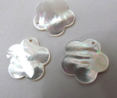 wholesale 13x18mm 12pcs handmade genuine natural shell MOP jewellry bead heart florial teardrop foca