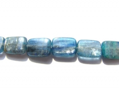 genuine kyanite beads 10x14mm 5strands 16inch strand ,high quality rectangle ablong blue jewelry bea