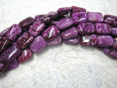 2srands 8x12-15x20mm  jasper beads rectangle ablong jasper stone purple beads