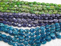 5strands10x14-15x20mm wholesale jasper gergous oval egg green purple green mixed charm jewelry connn