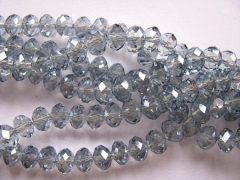 2x3-5x8mm 10strands crystal like charm craft bead rondelle abacus faceted assortment jewelry beads 4