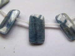 genuine kyanite beads 13x25mm 16inch strand ,high quality rectangle ablong blue jewelry beads