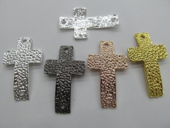 wholesale 23x40mm 50pcs tone cross flasy silver gold black gunmetal assortment bracelet connector