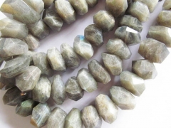 10-25mm full strand wholesale genuine labradorite beaded freeform nuggets slab faceted blue jewelry