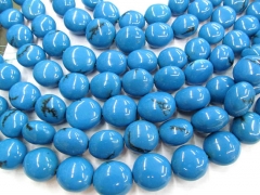 high quality natural turquoise semi precious nuggets freeform blue green jewelry beads 10-15mm full