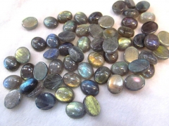 high quality genuine labradorite cabochons,ova egg 10x12mm 12pcs