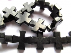 15x20 20x25 25x30 30x35mm full strand turquoise beads crosses black jet multicolor jewelry focal