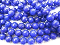 2starnd 4-16mm jade beads round ball faceted lapis blue mixed jade charm beads jewelry beads