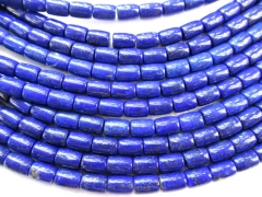 AAA grade 5-12mm 16inch genuine lapis lazuli charm beads rice egg barrel drum jewelry beads