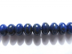 wholesale lapis lazuli charm beads rondelle abacus blue jewelry bead 6x12mm ---2strands 16"/per