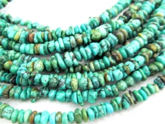 wholesale 5x8mm 2strands genuine turquoise beads rondelle abacus green blue tibetant jewelry bead