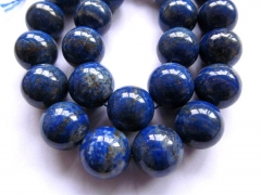 25%off--3-20mm full strand natural lapis lazuli charm beads round ball dark blue gold jewelry bead