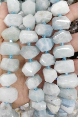 wholesale 13x18mm genuine aquamarine beryl amazonite lapis lazulie charm beads nuggets freeform hand