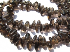 2strands 8-20mm genuine Topaz smoky Quartz freeform chips jewelry making Bead