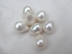 5x8-13x18mm 24pcs handmade genuine pearl freshwater drop onion white black jewelry beads--have drill