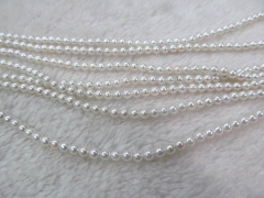5strands 4-12mm wholesale genuine pearl round ball freshwater white pink red assortment jewelry bead