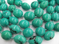 high quality natural turquoise semi precious nuggets freeform blue green jewelry beads 10-15mm full