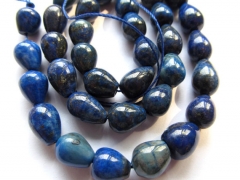 20%off-- 8x12mm-15x20mm full strand  gergous lapis lazuli charm beads drop onion blue gold jewelry bead