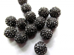 300pcs disco ball  +300pcs drum pave micro hematite