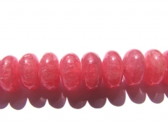 high quality Argentina Rhodochrosite round rondelle heishi wheel loose gemstone beads 3x5 4x6 5x8 6x10mm full strand