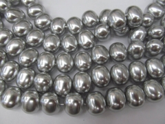 black Pearl bead10x14mm full strand freeform egg nugget peach black white pink red chamapange grey N