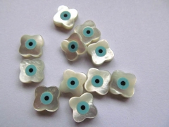 Shell bead 50pcs 4x8 5x10 7x14mm Genuine MOP Shell mother of pearl Evil Eyes Marquise cross butterfl