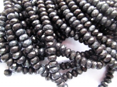 high quality 2strands 3x5-10x16mm Jade Rondelle Abacus Faceted Beads Aqua Blue Black White Oranger P