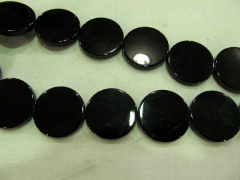 Top Quality 8 10 12 14 16 20 25 30 mm full strand Natural Brazil Agate Sardonyx Agate Carmerial round button coin Black red bead