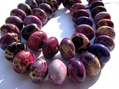 2strands 5x8 6x10 10x14mm Sea Sediment Imperial Jasper stone Round wheel rondelle jewelry beads