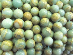 High Quality 2strands 4-16mm Natural Aqua Terra Jasper gemstone Round Ball rainbow jewelry beads