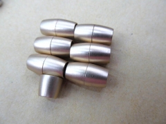 larger hole--Rose gold BRASS Clasp Connectors brass Clasp,rice,barrel,coumn clasp 12pcs 8x16mm