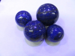 AA grade 6pcs 4-12mm natural lapis Lazulie Gemstone cabochon round rondelle blue gold jewelry beads