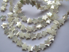 wholesale Shell Jewelry 5strands 8 10 12mm MOP white shell bead star jewelry beads