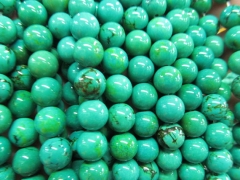 High Quality 2strands 2-20mm Tibetant Turquoise stone Round Dark Bule Green Yellow Black spacer Bead