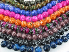 wholesale 20strands 8-16mm Assorted round Handmade Glass Lampwork BEADS ball spacer beads--by express ship